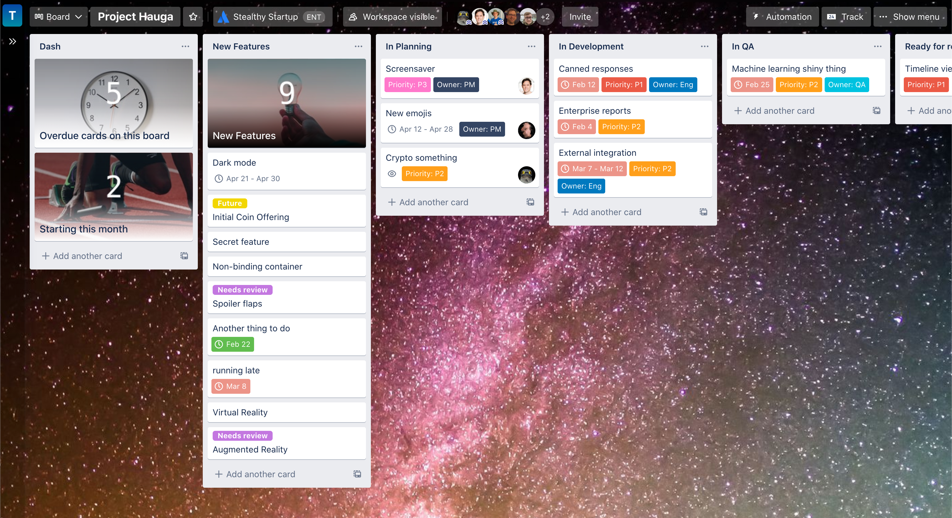 Dashcards Screenshot